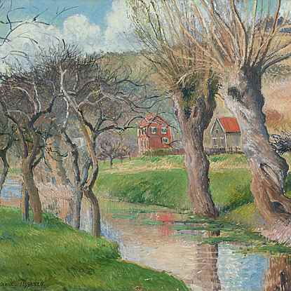 La Petite Rivière Vezillon - Georges Manzana Pissarro (1871 - 1961)